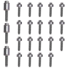 Geeignet für 22 Teile/satz Aluminium Ventildeckel Schrauben Set für E60 E61 E90 E91 Z4 11120409288-CHENG
