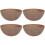 suitable for 4 Pcs Coconut Hanging Basket Liners 10 Inch, Sturdy Round Liners for PlantersPerfect Replacement 1
