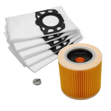 passend für Staubsaugerbeutel Filter passend für Kärcher KFI 357 KFI357 KA 40 Ersatzbeutel für
