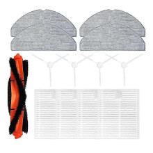 Geeignet für Xiaomi Roboterstaubsauger S20/D106, Ersatzteile, Zubehör, Hauptseitenbürste, Wischtuch
