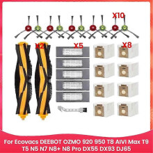 Geeignet für Ecovacs DEEBOT Hauptseitenbürste, Ersatz für OZMO 920 950 T8 AIVI Max T9 T5 N5 N7 N8+