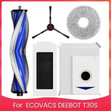 Geeignet für ECOVACS DEEBOT T30S Combo Roboter Vakuum, T30s Ersatz Teile Wichtigsten Seite Pinsel Hepa