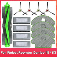 Geschikt voor iRobot Roomba Combo 111 113 R113840 Zijborstel HEPA-filter Dweildoeken Stofzuigeronderdelensi