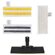 passend für Bodendüsen-Set für Kärcher Easyfix SC 2, SC 3, SC 4, SC 5 Dampfreiniger, 3-teilig Mikrofaser