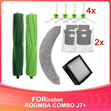 Geeignet für Für Irobot Sweeper Zubehör ROOMBA COMBO J7 + Wichtigsten Pinsel Seite Pinsel Filter Tuch