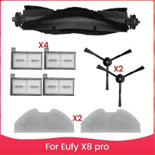 geeignet für Ersatzteile für Eufy X8 Pro, Hauptseitenbürste, Hepa-Filter, Wischpads, Roboterstaubsauger-Zubehör