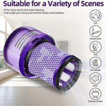 geeignet für Hepa-Filter für Dyson V12 Detect Slim, V12 Akku-Staubsaugerfilter-Ersatzteile-CHENG