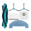 passend für Conga 2499 Ultra Home Advanced, Titanium, X-Treme, Atvel R80 Base Roller Brush Filter 1