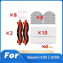 Geeignet für 29 Pcs für Xiaomi S20 / D106 Kehren Roboter Zubehör Reiniger Teile Ersatz Wichtigsten