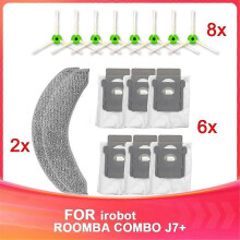 Geeignet für Für Irobot Kehrmaschine Zubehör ROOMBA COMBO J7 + Kehrmaschine Kit Ersatz Verbrauchs-CHENG