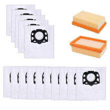 passend für Staubsaugerbeutel 2.863-006.0 Filter für Kärcher WD4 WD5 WD6 WD5P WD6P Premium Staubsauger