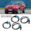 4Pcs Auto ABS Rad Geschwindigkeit Sensor kompatibel BMW- X5 E53 2000-2006 34526756380-CHENG DU 2