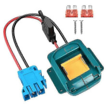 18-V-Batterieadapter mit Kabelbaum und Sicherung für Peg-Perego 12-V-Power Wheels