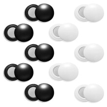 10 Pairs Magnetic Race Bib Clips, Marathon Race Number Holder Running Bib Buckles Fixing System Rac-cheng