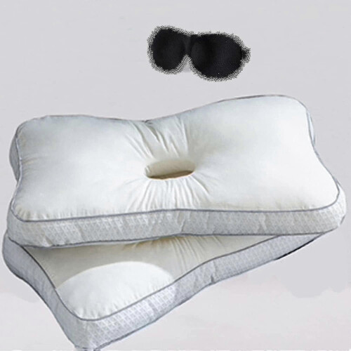 Cuscino perforante compatibile con chi dorme di lato, cuscini auricolari con foro per le orecchie, compatibile