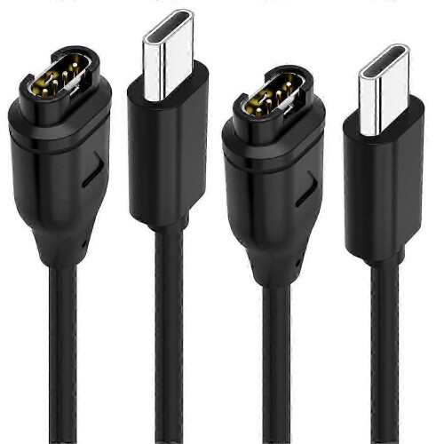 2Pcs USBC Charger Compatible with compatible Garmin Watch Charger,Data Sync Charging Cable compatible