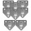 8 Pcs Wall Mount Fire Extinguisher Hook Heavy Duty Fire Extinguisher Bracket Holder-cheng du 2