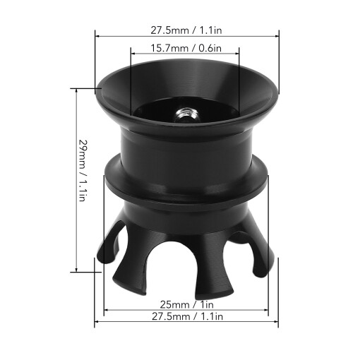 4 Pcs Black Aluminium Spark Plug Caps for Big Twin 1