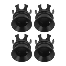 4 Pcs Black Aluminium Spark Plug Caps for Big Twin