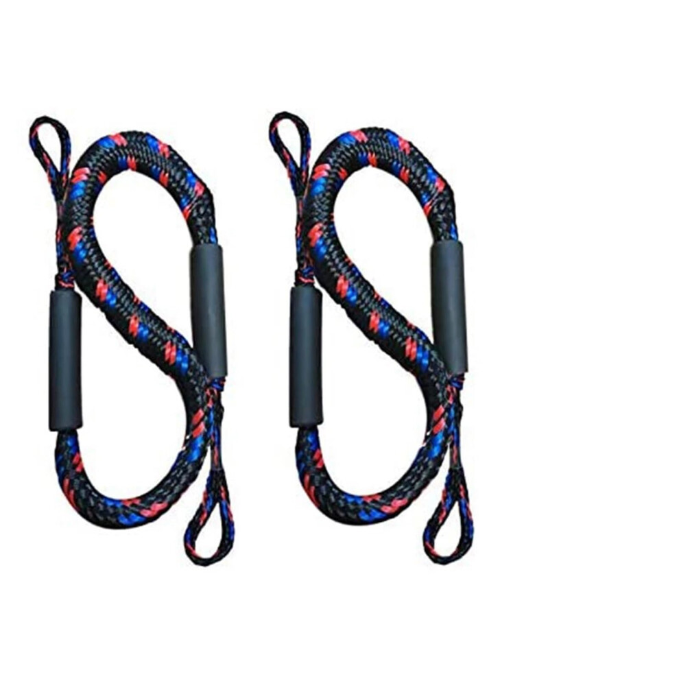 Pack Of 2 Bungee Docking Lines For Kayaks, Canoes And Motor Boats 6493810189579