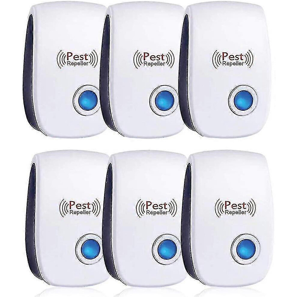 Repellente Ad Ultrasuoni, Confezione Da 6 Repellenti Ad Ultrasuoni Per Topi, Repellente Ad Ultrasuoni
