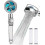 Turbocharged Handheld Shower Head,propeller Driven Shower Heads,high Pressure Water Saving,with Pause 1