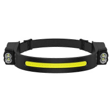 Oplaadbare COB LED-hoofdlamp met ingebouwde batterij voor kamperen in de buitenlucht - si xi