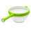 Easy-to-use Salad Spinner | Non-scratch, Nylon Spinning Colander | Lettuce Spinner -SX 1