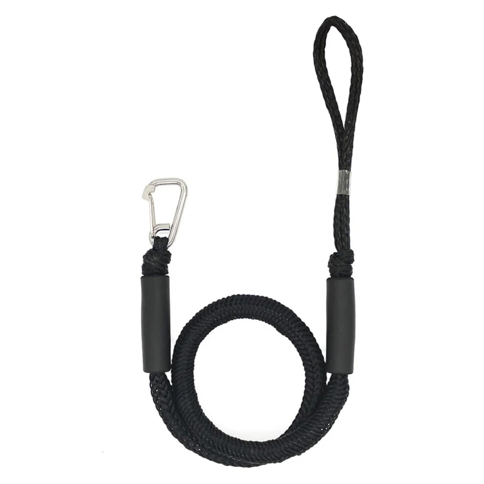 Boat Bungee Dock Lines Kayak Jet Ski Elastic Marine Rope Black 6493810189890