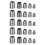 25pcs Practical Round Steel Wedge For Axe Claw Hammer Round Handle Wedges -CDSX 1