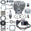 Kit de junta de bobina de encendido de pistón de cilindro de 52 mm compatible con stihl ms440 044 1128 2