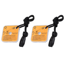 Mirror Outdoor Survival Rescue Reflective Mirror Pack of 2