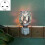 Elektrische plug-in LED aroma diffuser wax smelt oliebrander wax -uk plug -CDSX 2