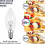 E14 40w Clear Candle Light Bulb, Dimmable Incandescent Bulb, Pack -CDSX 2