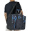 Bowling ball carry bag, adjustable belt, padded compartment, multifunctional blue 5