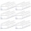 80pcs Plastic Basket Label Holders Price Tag Ticket Hanger Clips With Button Design Lock Closure Fo 1
