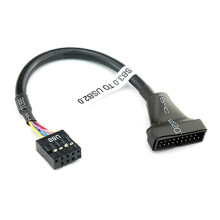 1er-Pack USB 3.0 19/20 Pin Buchse auf USB 2.0 9-Pin Motherboard Stecker Gehäusekabel