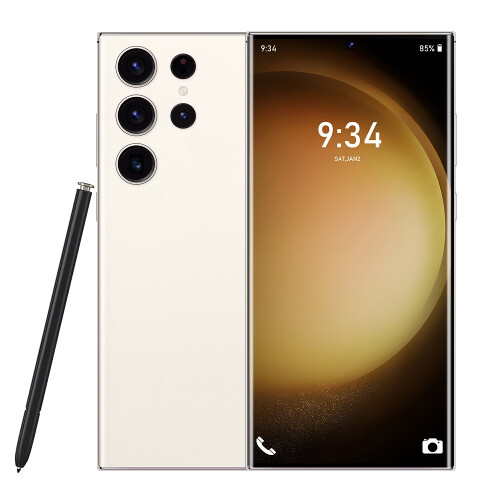 (White) G24 Ultra Unlocked Smartphone 5G 4G+128GB Dual SIM