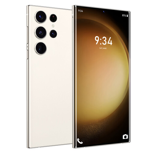 (White) G24 Ultra Unlocked Smartphone 5G 4G+128GB Dual SIM 2