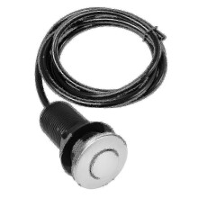 Air Activated Switch Button With Air Hose Sink Top Stainless Steel Button  suitable for Food Waste Garbage