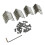 24pcs 2020 Series L-Shape Interior Inside Corner Connector Joint Bracket with Screws 1