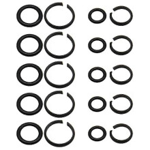 10 set di anelli di fissaggio per chiavi a percussione da 1/2 pollice e 3/8 pollice con O-ring, compatibili