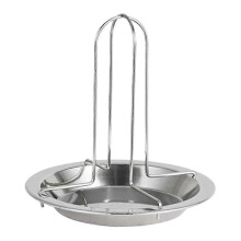 Hähnchenbräter Rack Backen Kochen Pfannen Antihaft BBQ Grill Rack Ständer Halter Tablett Mit Schüssel
