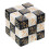 24 Pieces Dice Counters Token Dice Loyalty Dice Marble D6 Dice Square Compatible with for MTG,CCG,Card 1