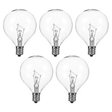 5PCS E12 Duft Wachs Diffusor Lampe 25W Dimmbare Globus Klar Glühbirne