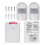 Security Alarm Systems, 1 Receiver And 2 Weatherproof Pir Motion Detectors For Yard/garage/barn,wireless 2