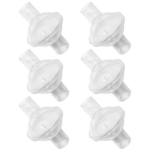 Inline-CPAP-Filter, 6er-Pack CPAP-Filter, hypoallergene Filter für CPAP-Geräte, Ersatzfilter