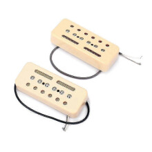 2Pcs Single Coil Soap Bar Pickups  suitable for P-90 P90 LP Gb Electric Guitar Parts Accessories 50mm