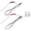 2-Pack Vervangende Vleesthermometer Compatibele Weber Grill en Rookoven, Temperatuurmeter met Sensor 1
