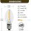 suitable for 5 Base C7 String Bulbs Christmas Village Light Accessory Cord With 5 Led Light Bulb 2